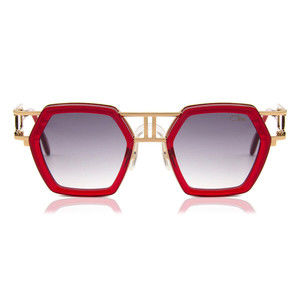 Cazal 677 sunglasses 002 Transparent Red 46mm Unisex